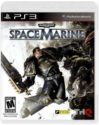 Warhammer 40000: Space Marine Playstation 3 US box art